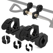 PSLER front view of clamp pair showing compact storage benefit