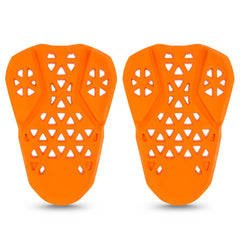 PSLER hip armor front view showing full hip coverage and secure fit benefit