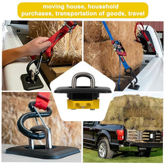 PSLER installed in truck bed side view demonstrating secure tie-down points