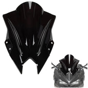 PSLER front view on Ninja 500 showing improved wind protection