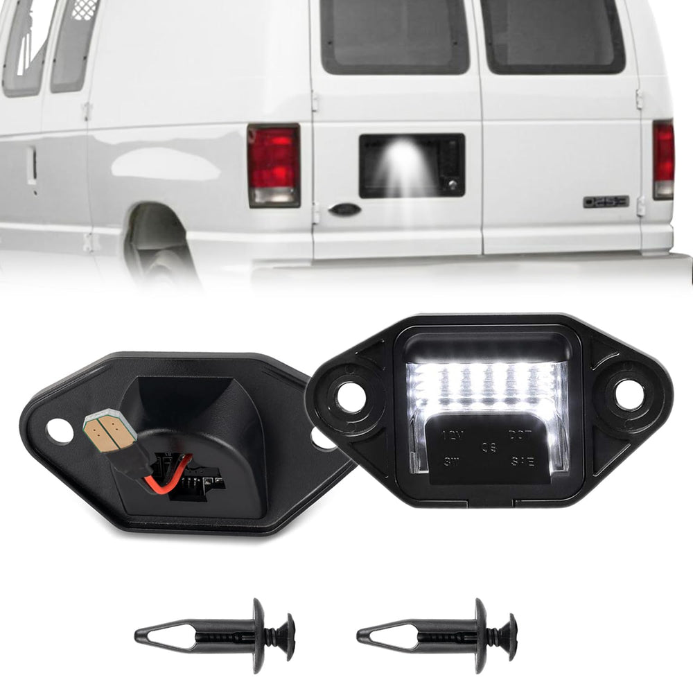 Puddle Light front packaging showing pair and plug, easy swap benefit