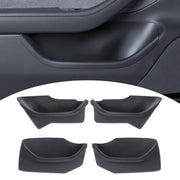 PUOENI front door tray showing full-cover fit and protective benefit