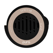 Pura New Wash refill front view showing compact cartridge and clear labeling benefits fresh scent