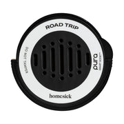 Pura Road Trip front packaging showing collaboration and scent benefits