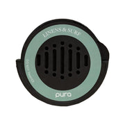 Pura Linens & Surf refill front packaging showing product name and design benefit freshness
