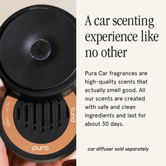 Pura White Pumpkin scent liquid texture pour demonstrating quality