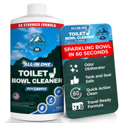 Pure RV front label showing 32 oz bottle and benefits