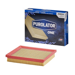 Purolator A26114 front view showing full replacement filter improving airflow