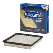 Purolator A48171 front view showing clean pleats and fit for easy replacement