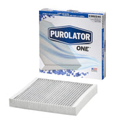 Purolator C38224C front packaging showing brand and product benefits for cleaner cabin air