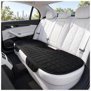 Purthog front view packaging showing a ready-to-install back seat cover and clear benefits