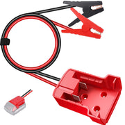 Pxm&MM front view adapter inserted into an M18 battery showing fit and connectors for reliable power