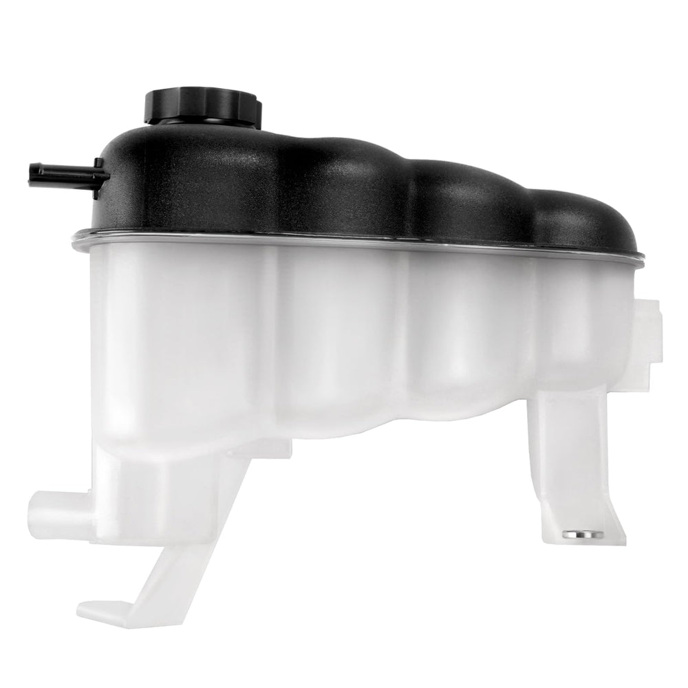 PYHAUTO front view of coolant reservoir tank showing fit and shape for easy identification
