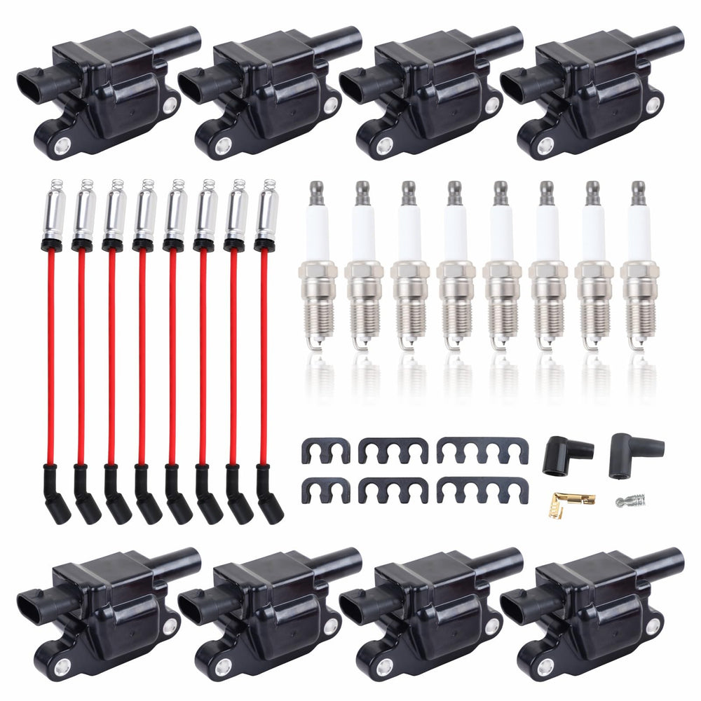 Pynccid red coil pack front view showing model and fit for easy identification