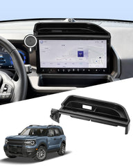 PZK front view of phone holder showing integrated charger and clean fit