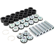 Qagea front packaging showing full A-arm bushing kit and benefits