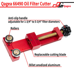 Qagea close-up of hardened steel blade providing precise, durable cuts