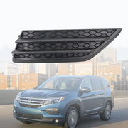Qagea front right fog light cover front view showing OEM fit and restored appearance