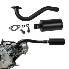 QASKEHKT front view exhaust assembly showing fit and compact design benefits