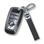 QBUC front view showing carbon fiber finish and protection benefit
