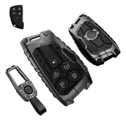 QBUC front view metal key case showing protective design and premium finish