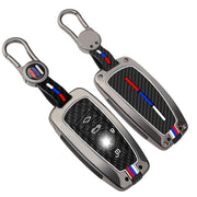 QBUC front view metal key cover showing premium protection and style
