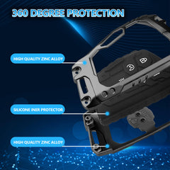 QBUC installed on GMC key in hand showing easy handling and protection