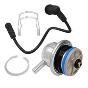 QFISH pressure regulator front view showing robust metal housing and reliable fit