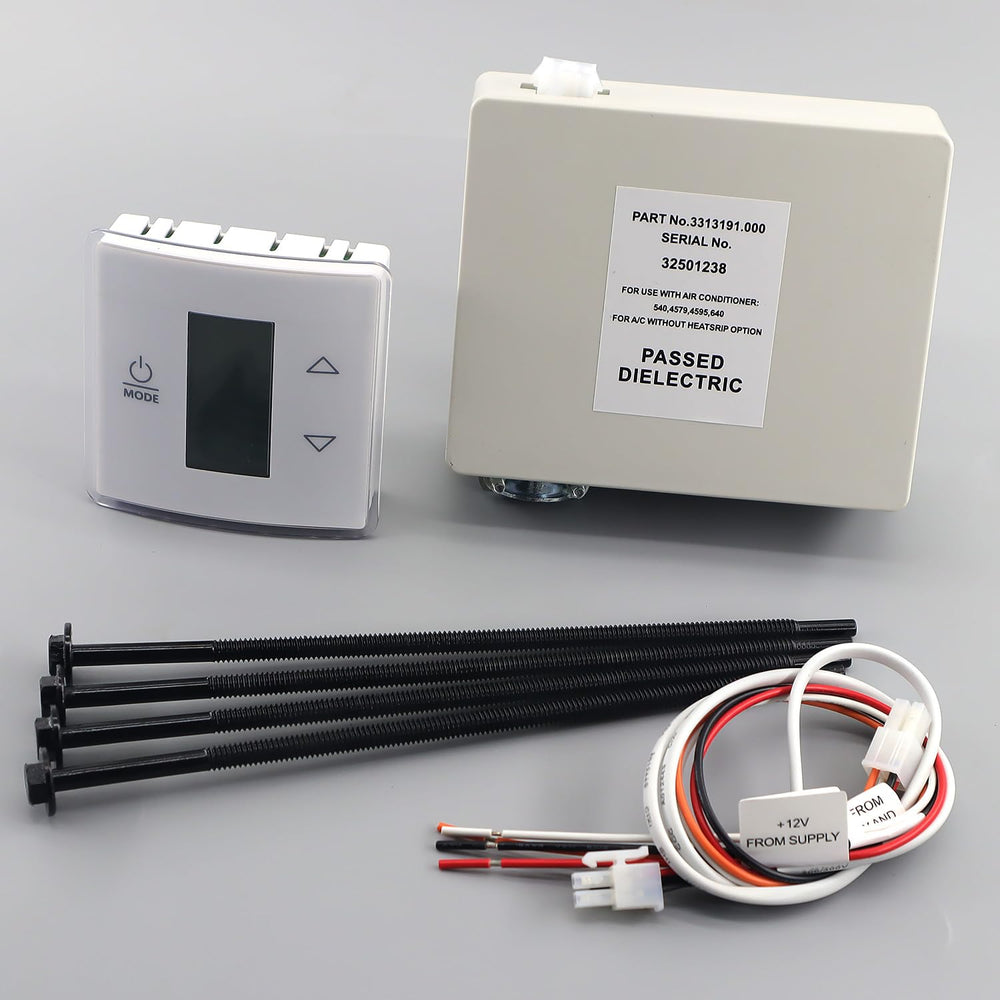 QHHR front panel thermostat showing clean layout and easy control benefits