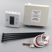 QHHR front panel thermostat showing clean layout and easy control benefits