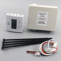 QHHR front panel thermostat showing clean layout and easy control benefits