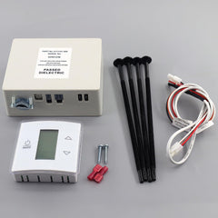 QHHR LCD close-up display visible in dim light for quick temperature checks