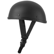 QICHAO front view of retro half helmet showing classic styling and road-ready protection