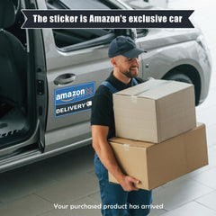 QIFEVIRL magnet applied to a sedan door for quick identification and safe delivery