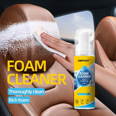 QIFOR foam texture close-up revealing gentle, cleaning action