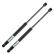 QiMox packaged front struts showing included pair and labels, clear compatibility benefit