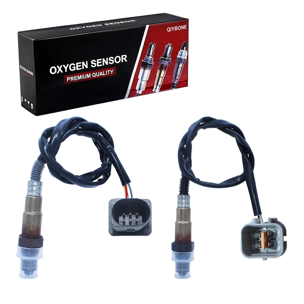 QIYBONE front packaging showing both oxygen sensors and clear compatibility benefit