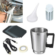 QKDS atomizing cup kit front view showing full contents and easy repair benefit