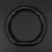QODOLSI front view of black D‑shape cover showing fit and style benefit
