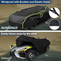 Q QUNSUNUS reflective strips visible for improved nighttime safety