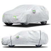 Qualencey full-cover front view showing tailored fit for Honda CRV and RAV4, protects paint
