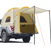 Qualencey front view installed on pickup showing secure fit and weather protection