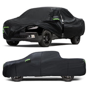 Qualencey front view showing precise fit and full truck coverage