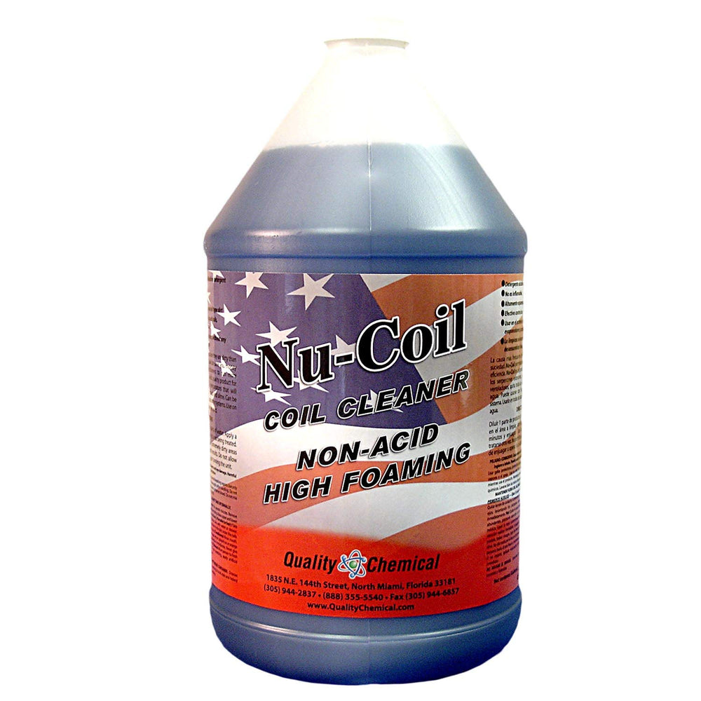 Quality Chemical Nu-Coil front label showing product and benefits