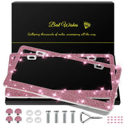 QUANQIUFEI front view showing dark pink bling for eye-catching style