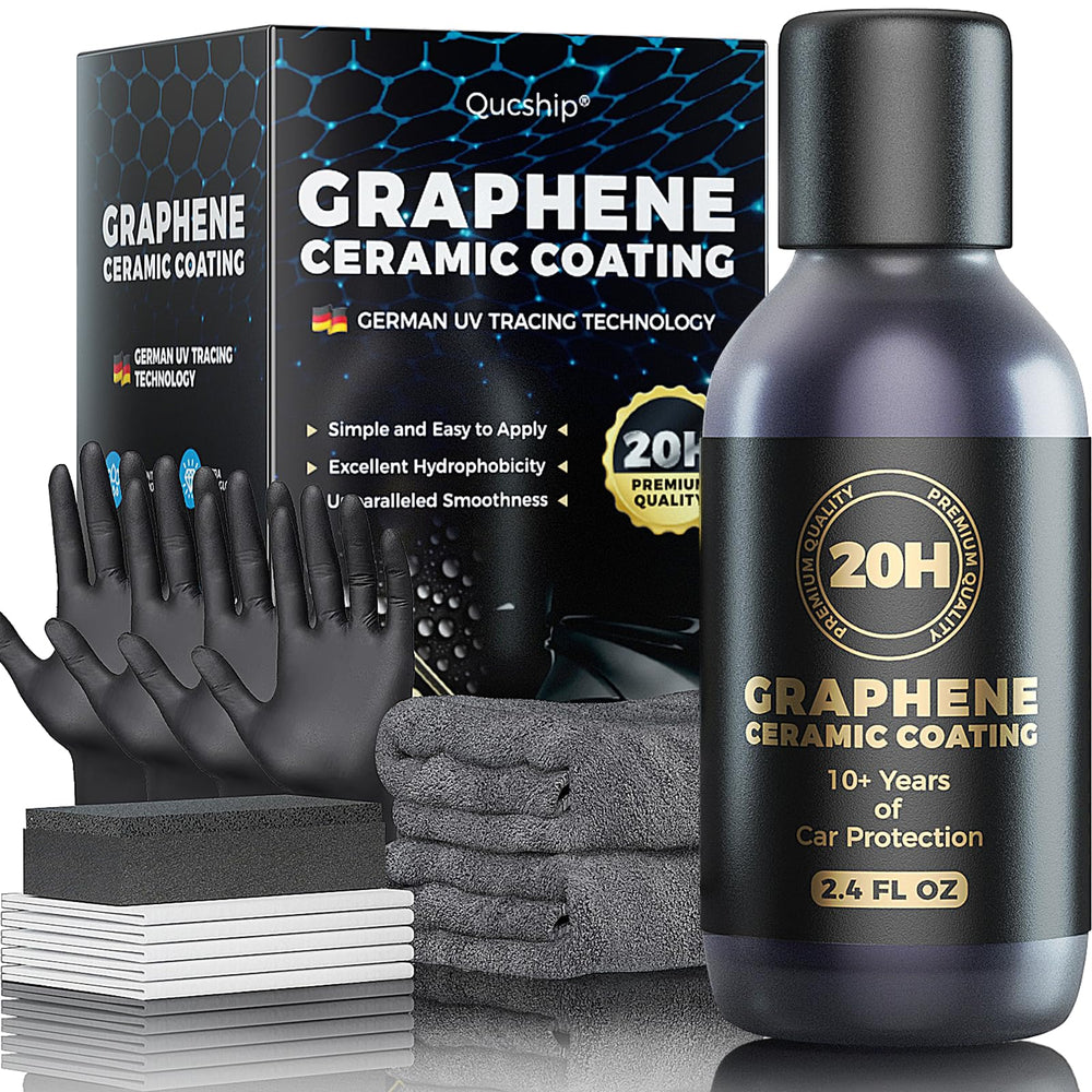 Qucship front packaging 70ml kit showing kit components and benefit of clear instructions