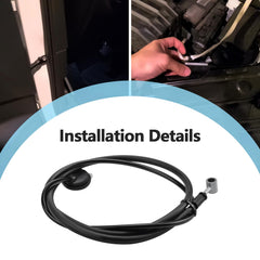 Quealzara cable installed in Atlas demonstrating proper routing and restored function
