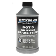 Quicksilver front bottle showing label and benefit of high boil resistance