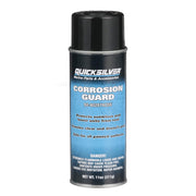 Quicksilver corrosion guard front can showing label and size, protects metal quickly