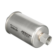 Quicksilver filter installed between tank and booster pump preventing debris